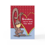 3570 Grandson Monkey Valentine cards