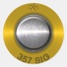 357 SIG ROUND STICKERS