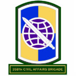 358th Civil Affairs Brigade SSI photo sculptures
