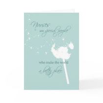 3597 Nurses Day Dandelion Card