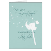 3597 Nurses Day Dandelion Card