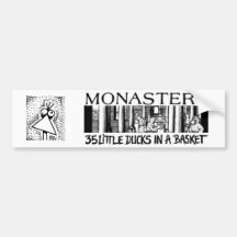 35 Little Ducks in a Basket Bumper Stickers