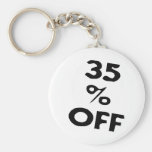 35 Percent Off Keychain
