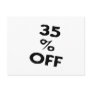 35 Percent off