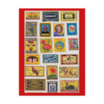 #35 Safety Matches Vintage Postcard