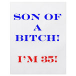 35 Son of a bitch Full Color Flyer