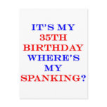 35 Where's my spanking?