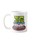 35 Year Old Birthday Cake mugs