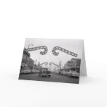 35th Street, Oak Park, Sacramento, CA, 1959 Greeting Cards