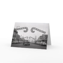 35th Street, Oak Park, Sacramento, CA, 1959 Greeting Cards