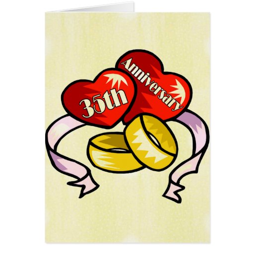 35th Wedding Anniversary Gifts Card 35th Wedding Anniversary Gifts Card
