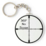 360 No Scope Video Game Joke FPS keychain