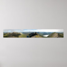 360° view from Sgurr Fiona  An Teallach Scotland Print
