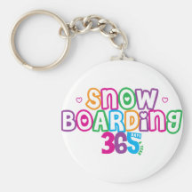 365 Snow Boarding Keychain