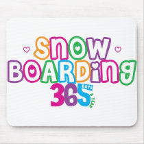 365 Snow Boarding Mouse Pads