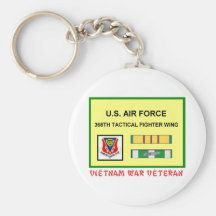 366TH TACTICAL FIGHTER WING VIETNAM WAR VET KEYCHAINS