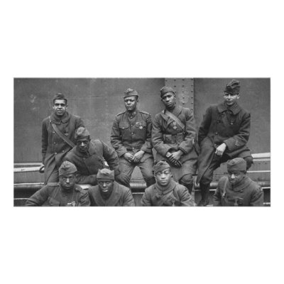 369th New York National Guard Harlem Hellfighters Custom Photo Card by allphotos