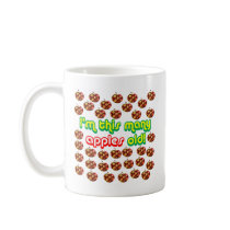 36 This Many Apples Old Coffee Mug