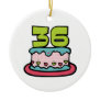 36 Year Old Birthday Cake Ornaments