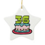 36 Year Old Birthday Cake Christmas Tree Ornaments