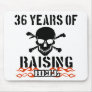 36 years of raising hell mouse pads