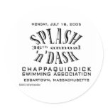 36th Annual Splash 'n' Dash Round Sticker
