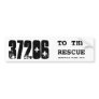 37206, TO THE RESCUE, NASHVILLE FLOOD 2010 BUMPER STICKERS