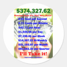 $374,327.62 ROUND STICKERS
