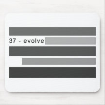 37-evolve grey scale mouse pads