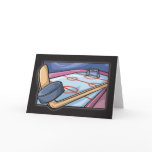 3815 Ice Hockey Birthday Card