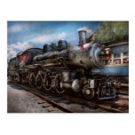 385 - Train - Steam - 385 Fully restored Postcard