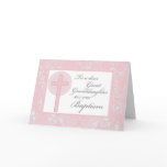 3878 Baptism Great Grandaughter Greeting Cards