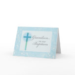 3881 Grandson Baptism Greeting Cards