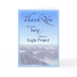 3898 Thank You Eagle Project Greeting Card