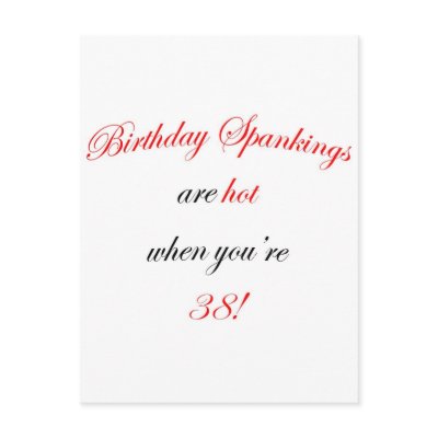 38 Birthday Spanking by oddballbirthdays9