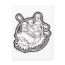 38. Raft Logo Postcard