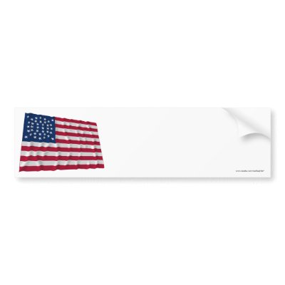 38-star flag, Global pattern, Outliers Bumper Stickers by Vexillophile