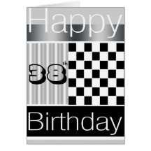 38th Birthday Card