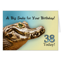 38th Birthday Card