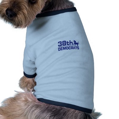 38th Democrats Doggie Ware Dog Clothing by 38thDems
