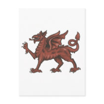 38th Division Dragon Postcard