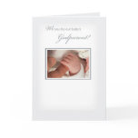 3911 Neutral Godparent Invitation cards