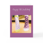 3922 Crazy Socks, 13th Birthday Card