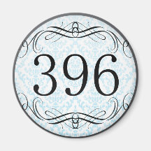 396 Area Code Magnet