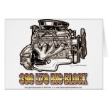 396 L78 Big Block Corvette Engine Cards