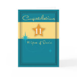 3991_11 Years of Servicer, Employee Anniversary Greeting Card