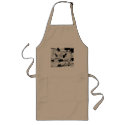 39-81 Black and White Splatter Paint aprons