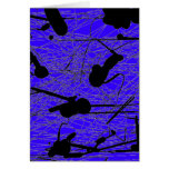 39-81 Black and White Splatter Paint Cards