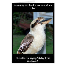39 Kate Street Kookaburra Greeting Card