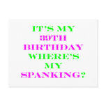 39 Where's my spanking? Postcards